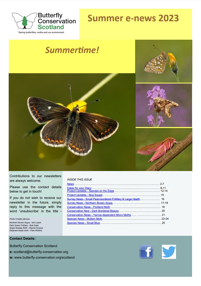 Front Page of BC Scotland Summer newsletter