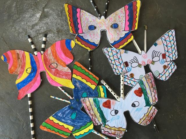 Butterfly/Moth masks - Kate Merry
