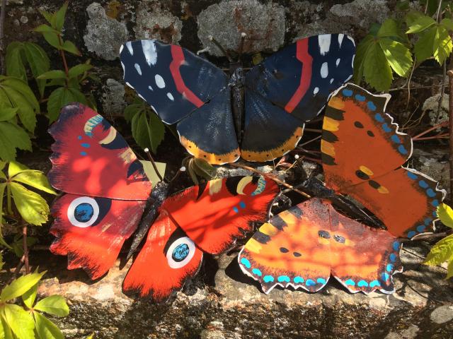 Butterfly Sculptures